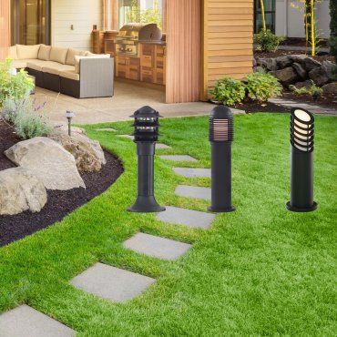 Searchlight Outdoor Posts - Gartenleuchte - 45 cm - IP44 - mattschwarz