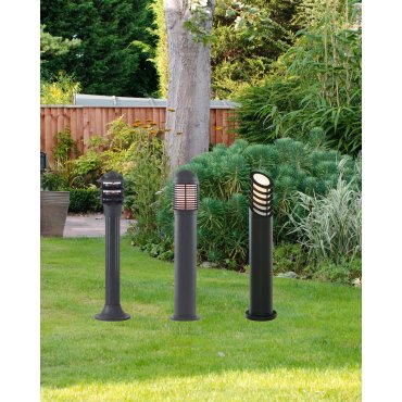 Searchlight Outdoor Posts - Gartenleuchte - Ø 16 x 73 cm - IP44 - mattschwarz