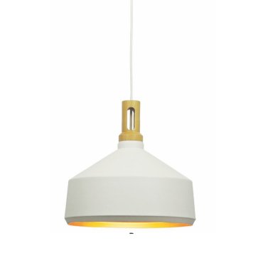 Artdelight Cornet - Pendelleuchte - Ø 36 x 173 cm - weiß und gold