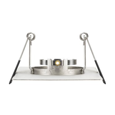 Integral LED London - Einbaustrahler - 85 x 85 mm, Ø 70 mm Einbaumaß - IP65 - Nickel satiniert