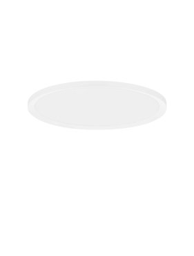 Nova Luce Aoton - Deckenleuchte - Ø 40 x 5 cm - 35W dimmbar LED inkl. - Sand Weiß
