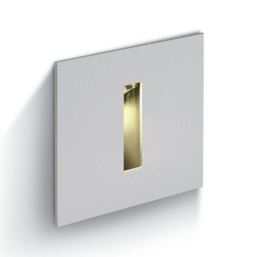 ONE Light Indoor/Outdoor Dekorative Wandeinbauleuchte - Wandeinbauleuchte - 5,6 x 5,4 x 5,6 cm - 3W dimmbare LED inkl. - IP54 - weiß