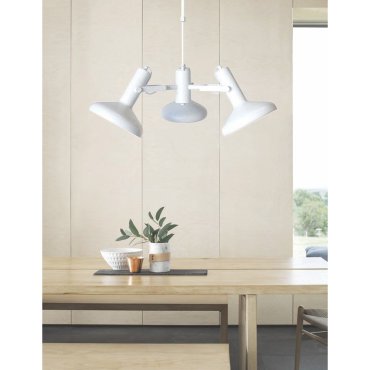 Artdelight Vectro - Pendelleuchte - Ø 55 x 173 cm - weiß