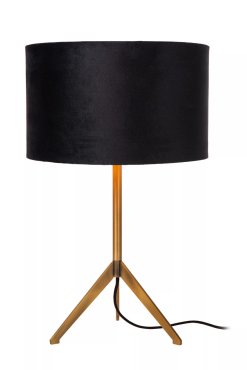 Lucide Tondo - Tischleuchte - Ø 30 x 48 cm - schwarz und gold