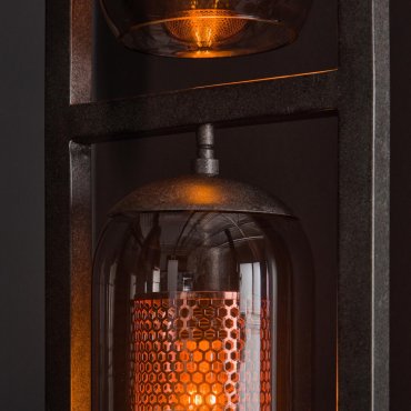 Vico Lantern 3L - Stehleuchte - 32 x 23 x 158 cm - artic schwarz