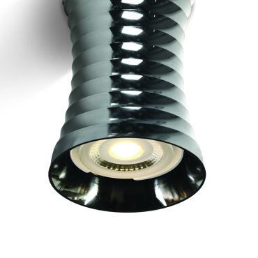 ONE Light Deko-Zylinder II Aluminium - Aufbaustrahler - Ø 7 x 11,5 cm - dunkelchrom
