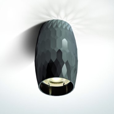 ONE Light Deko-Zylinder Aluminium - Aufbaustrahler - Ø 6,8 x 11,5 cm - dunkelchrom