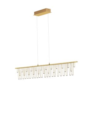Nova Luce Stellar - Hängelampe - 120 x 150 x 8 cm - 17W dimmbar LED inkl. - gold