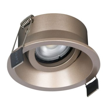 Artdelight Roura - Einbaustrahler - Ø 90 mm, Ø 82 mm Einbaumaß - Champagner