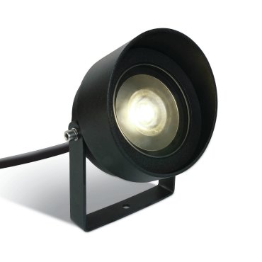 ONE Light Garden Round Spots - Bodenspot auf Erdspieß - Ø 12,4 x 13,5 cm - 14W LED inkl. - IP65 - anthrazit