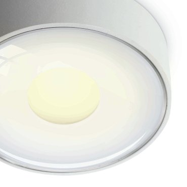 ONE Light Indoor/Outdoor Light Points - Außen-Deckenleuchte - Ø 10,7 x 3,7 cm - 6W dimmbare LED inkl. - IP65 - weiß