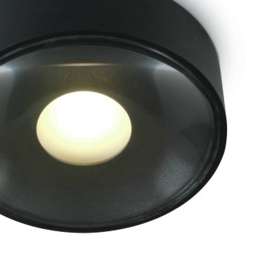 ONE Light Indoor/Outdoor Light Points - Außen-Deckenleuchte - Ø 10,7 x 3,7 cm - 6W dimmbare LED inkl. - IP65 - schwarz