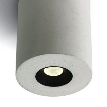 ONE Light COB Indoor Round Cylinders - Deckenleuchte - Ø 7,5 x 11 cm - 4,5W LED inkl. - weißer Beton