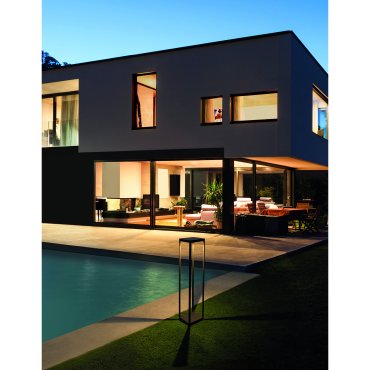 Nova Luce Surf - Gartenleuchte - 80 cm - 10W LED inkl. - IP65 - anthrazit