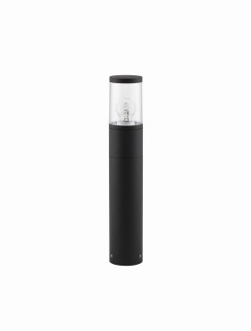 Nova Luce Cetera - Gartenpfosten - Ø 9 x 50 cm - IP54 - dunkel anthrazit