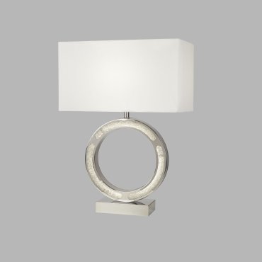 Searchlight Alaska - Tischleuchte - 32 x 60 cm - 9W LED inkl - weiß und chrom