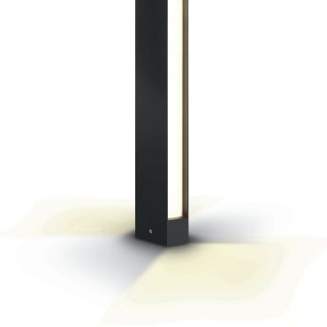 ONE Light LED Gartenwegleuchten - Gartenpfosten - 10 x 5 x 60 cm - 2 x 6W LED inkl. - IP54 - anthrazit