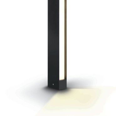ONE Light LED Gartenwegleuchten - Gartenleuchte - 10 x 5 x 60 cm - 8W LED inkl. - IP54 - anthrazit