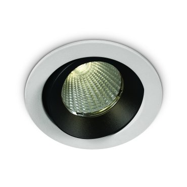 ONE Light COB Dark Light Range - Einbaustrahler - Ø 85 mm, Ø 72 mm Einbaumaß - 12W dimmbare LED inkl. - IP65 - weiß