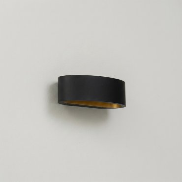 Artdelight Sharp - Wandleuchte - 19 x 10 x 7 cm - 7.2W dimmbare LED inkl. - IP65 - schwarz und gold