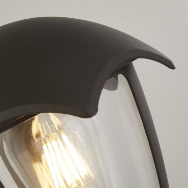 Searchlight Bluebell - Gartenleuchte - Ø 17,5 x 30 cm - IP44 - anthrazit