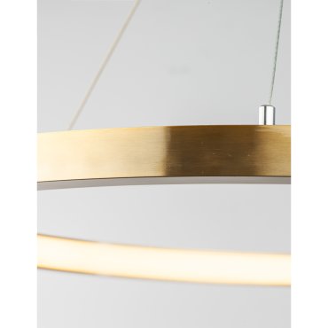 Nova Luce Empatia - Hängeleuchte - Ø 60 x 120 cm - 35W dimmbare LED inkl. - Messing gold