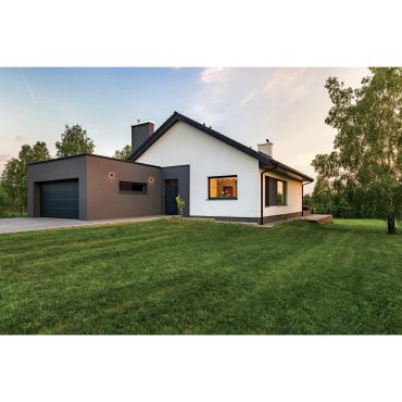 ONE Light Backlight Range - Außen-Decken-/Wandleuchte - Ø 16,3 x 6 cm - 7W LED inkl. - IP54 - anthrazit