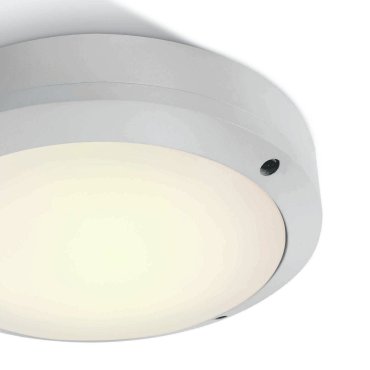 ONE Light Classic Outdoor Range - Außen-Deckenleuchte - Ø 22 x 6,5 cm - 10W LED inkl. - IP54 - weiß