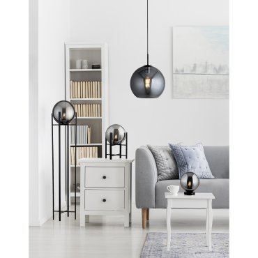 Searchlight Amsterdam - Stehleuchte - Ø 33 x 159 cm - schwarz