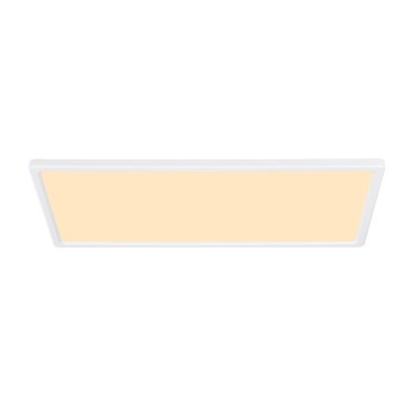 Nordlux Harlow - Deckenleuchte - 59,5 x 24,5 x 2,3 cm - 3 Stufen Moodmaker SceneSelect Funktion - 22W LED inkl. - IP54 - weiß