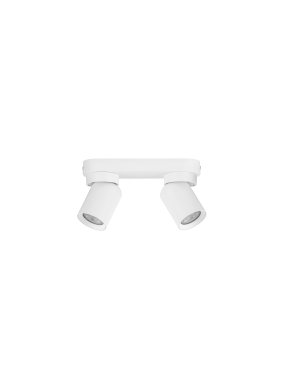 Nova Luce Amecy - Aufbaustrahler 2L - 22 x 12,5 x 6,5 cm - Sand Weiß