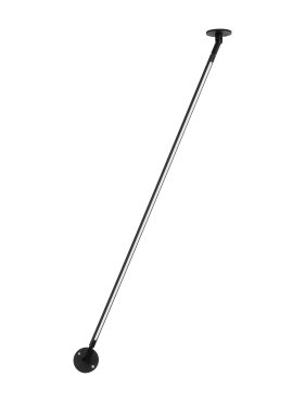 Nova Luce Sima - wandleuchte - Ø 8 x 117 cm - 15W LED inkl. - matt schwarz
