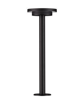 Nova Luce Nitro - Gartenleuchte - Ø 15 x 43,7 cm - 12W LED inkl. - IP65 - Sand schwarz