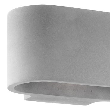 Nova Luce Zerino - Wandleuchte - 18 x 10 x 9 cm - grau