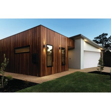 ONE Light GU10 Outdoor Cube Lights - Außenwandleuchten - 7 x 7,7 x 16,5 cm - IP65 - schwarz