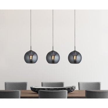 Searchlight Amsterdam - Pendelleuchte - 120 x 30 x 240 cm - schwarz