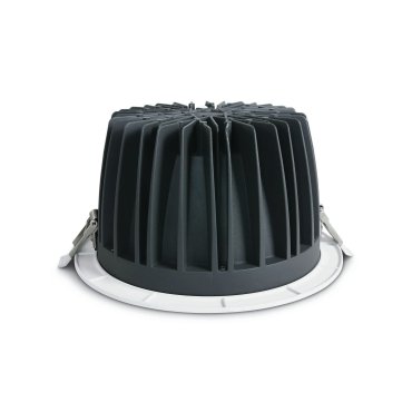 ONE Light COB Downlight Range Die Cast - Einbaustrahler - Ø 230 mm, Ø 210 mm Einbaumaß - 60W LED inkl. - weiß - Lichtfarbe warmweiß