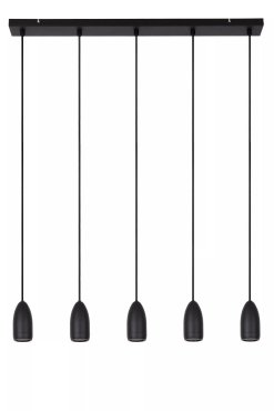 Lucide Evora 5L - Pendelleuchte - 80 x 8 x 150 cm - schwarz