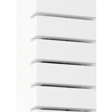 Nova Luce Sandro - Wandleuchte - 9,5 x 9 x 24,5 cm - weißer Gips