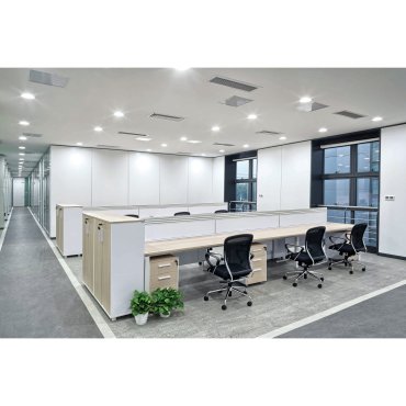 ONE Light UGR19 Office Range - Einbaustrahler - Ø 220 mm, Ø 205 mm Einbaumaß - 30W LED inkl. - IP44 - weiß - weiße Lichtfarbe