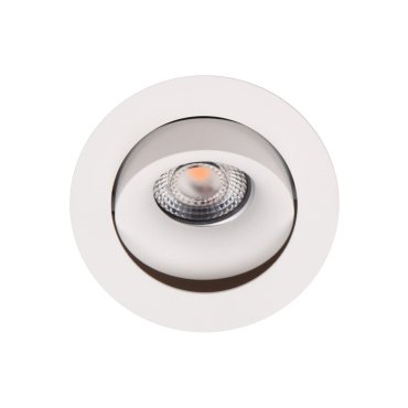 Maxlight Bellatrix Tilted für H0112 - Einbaustrahler 1L - Ø 105 mm, Ø 90 mm Einbaugröße - weiß