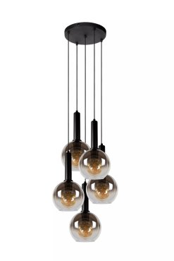 Lucide Marius - Pendelleuchte - Ø 55 x 150 cm - rauchschwarz
