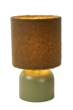 AUSSTELLUNGSSTÜCK - Lucide Woolly - Tischleuchte - Ø 16 x 28 cm - grün