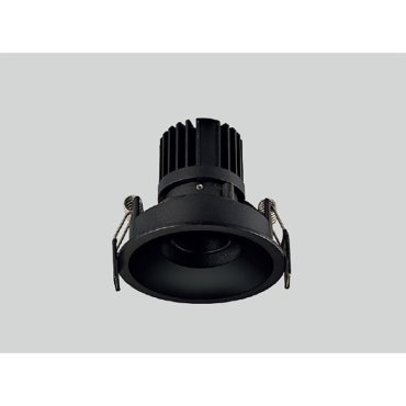 Maxlight Galexo - Einbaustrahler - Ø 84 mm, Ø 75 mm Einbaumaß - inkl. 7W LED - schwarz