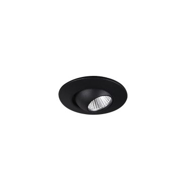 Maxlight Yuca Round - Einbaustrahler - Ø 55 mm, Ø 45 mm Einbaugröße - inkl. 3W LED - schwarz