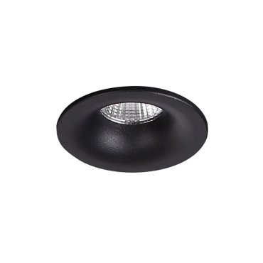 Maxlight Yuca Fixed - Einbaustrahler - Ø 47 mm, Ø 42 mm Einbaumaß - inkl. 3W LED - schwarz
