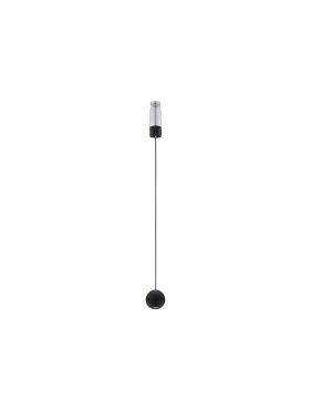 Nova Luce Imagine - Pendelleuchte - Ø 5 x 120 cm - 6W LED inkl. - schwarz