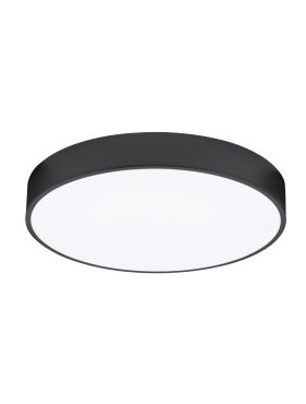 Nova Luce Hadon - Deckenleuchte - Ø 50 x 7 cm - Sand schwarz