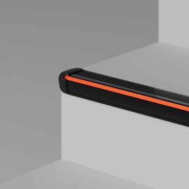 Klus Steko-plus - LED-Profil für Treppenkanten - 2,64 x 4,06 cm - schwarz