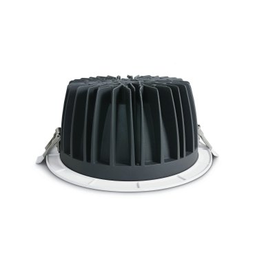 ONE Light COB Downlight Range Die Cast - Einbaustrahler - Ø 230 mm, Ø 210 mm Einbaumaß - inkl. 30W LED - weiß - Lichtfarbe warmweiß
